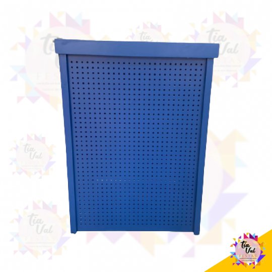 MESA CUBO AZUL ROYAL PEQUENA PEGBOARD