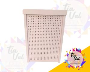 Foto de MESA CUBO ROSA BEBE MEDIA PEGBOARD