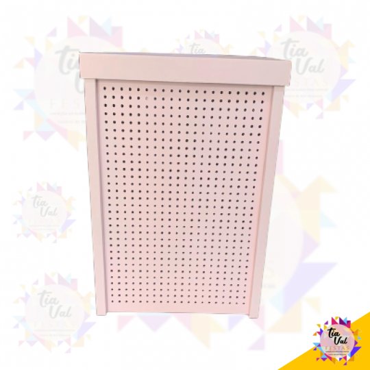 MESA CUBO ROSA BEBE PEQUENA PEGBOARD