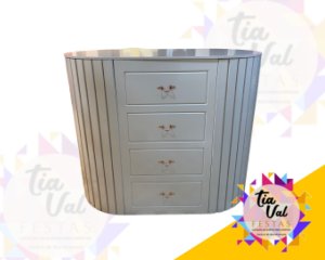 Foto de MESA OVAL BRANCA *NÃO DESMONTA*