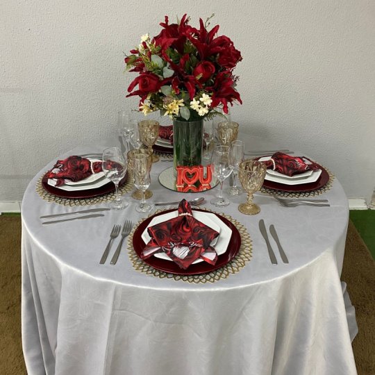 INSPIRAÇÃO MESA POSTA DIA DOS NAMORADOS