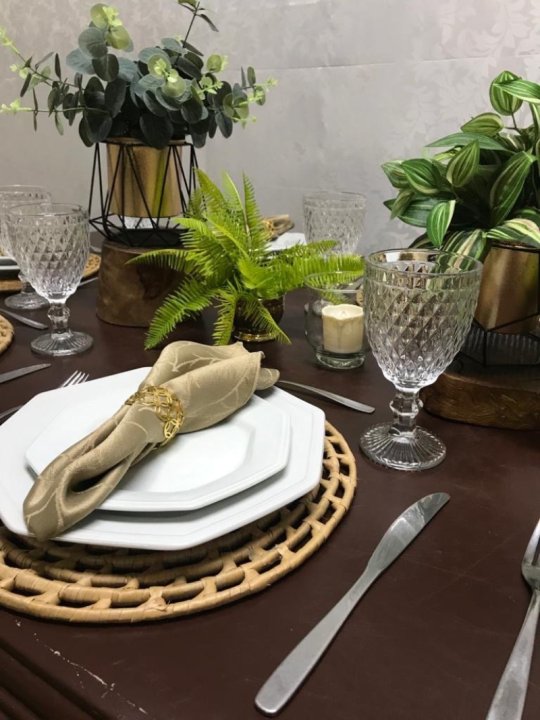 INSPIRAÇÃO MESA POSTA SOUSPLAT RUSTICO