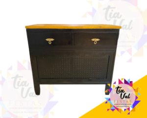 Foto de MESA PRETA - MDF - DESMONTAVEL