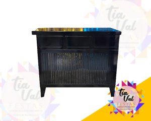 Foto de MESA PRETA - MDF - DESMONTAVEL