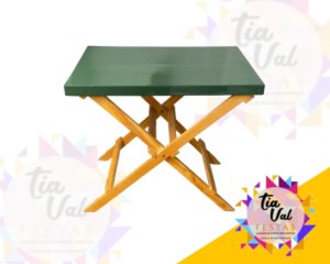 Foto de MESA RETANGULAR VERDE OLIVA