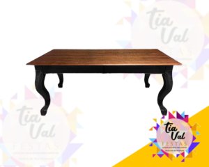 Foto de MESA RETANGULAR VERSALLES  - PE PRETO 2 m**