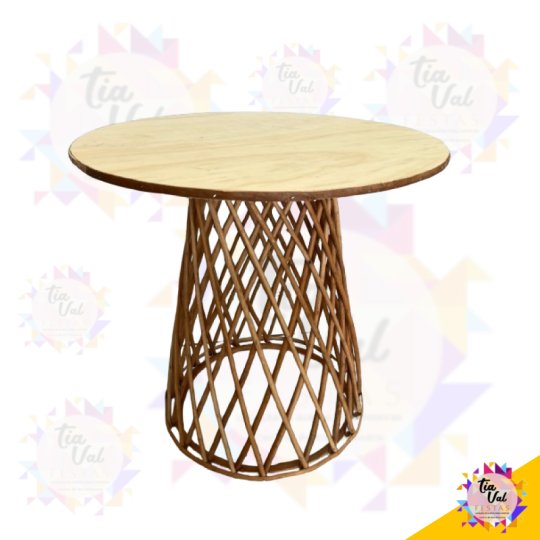 MESA VIME TRELIÇA  - MEDIA - 60 DIAM X 57 CM ALT