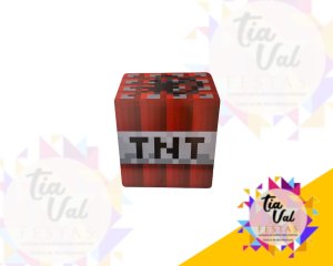 Foto de FIGURA MINECRAFT  TNT 43 X 50 MDF ADESIVADO