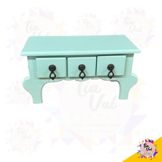 MINI COMODA VERDE C/ GAVETA BEBE