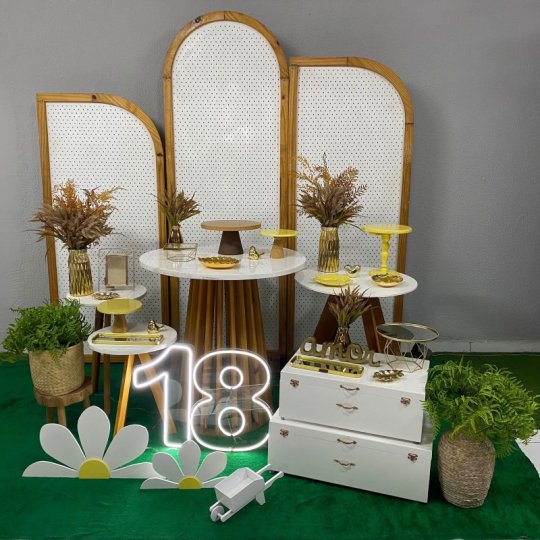 INSPIRAÇÃO MARGARIDA 18 ANOS PAINEL INDIANO