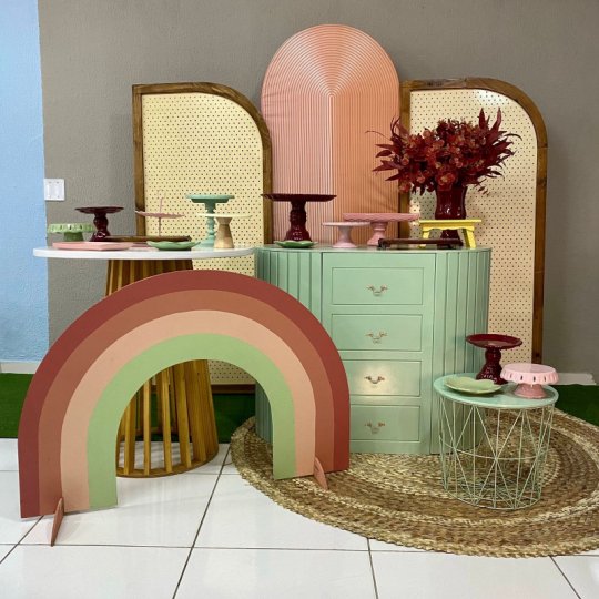 INSPIRAÇÃO ARCO IRIS BOHO - PAINEL INDIANO