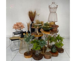 Foto de INSPIRAÇÃO RUSTICO - DOURADO - TRONCO