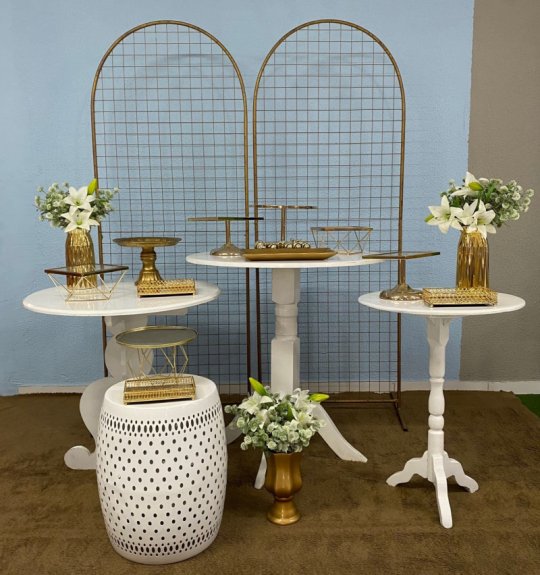 INSPIRAÇÃO DOURADA COM BRANCO