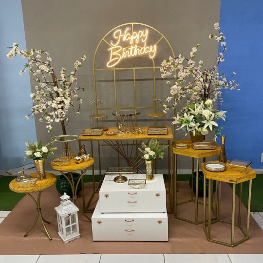 INSPIRAÇÃO DOURADA HAPPY BIRTHDAY