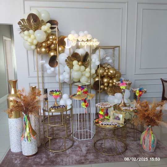 INSPIRAÇÃO DOURADA (NÃO TRABALHAMOS COM BALÕES)