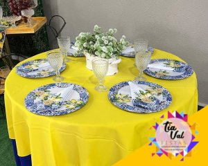 Foto de INSPIRAÇÃO LIMÃO SICILIANO - MESA POSTA