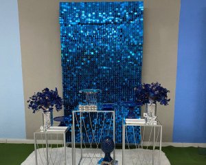 Foto de INSPIRAÇÃO PAINEL SHINE AZUL