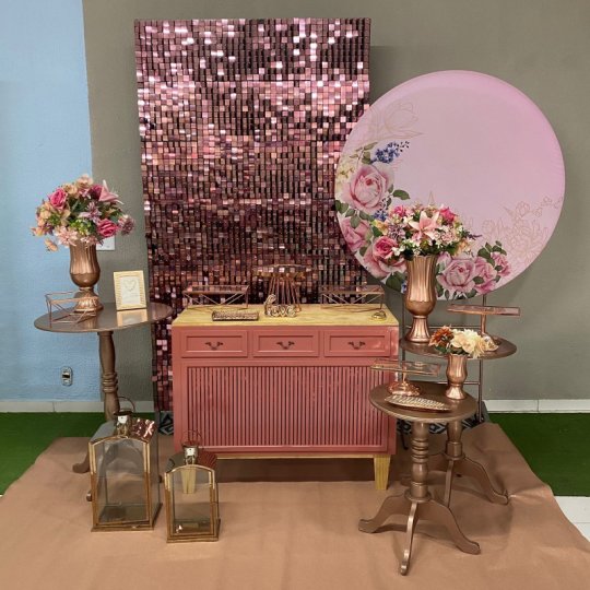 INSPIRAÇÃO ROSE PAINEL SHINE ROSE