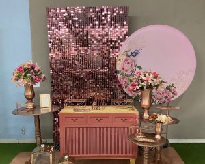 Foto de INSPIRAÇÃO ROSE PAINEL SHINE ROSE