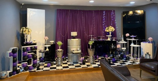 INSPIRAÇÃO ROXA E PRETO