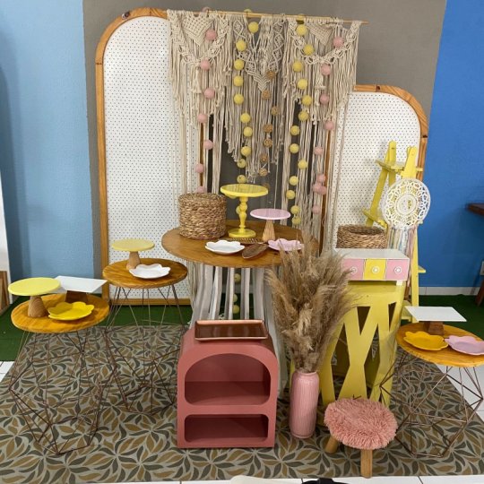 INSPIRAÇÃO RUSTICA  - ADULTA - CORTINA MACRAME