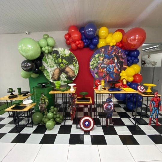 INSPIRAÇÃO SUPER HEROIS (NÃO ACOMPANHA BALÕES)