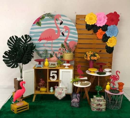 INSPIRAÇÃO TROPICAL- FLAMINGO