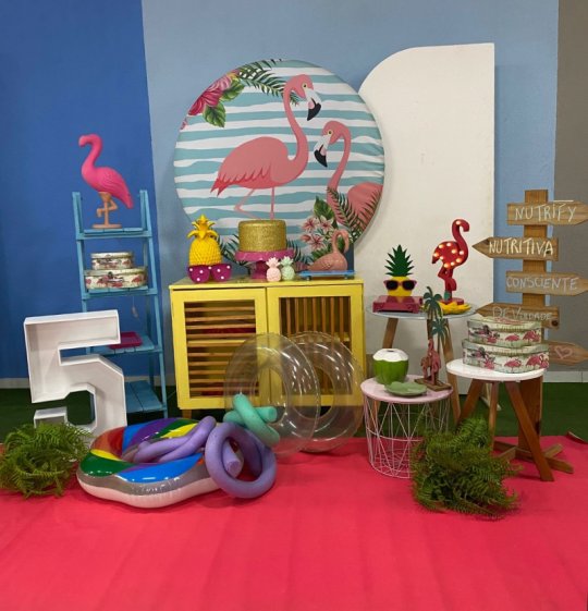INSPIRAÇÃO TROPICAL - FLAMINGO