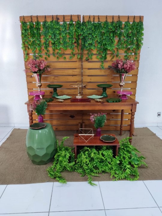 INSPIRAÇÃO VERDE COM PINK - RUSTICO - ADULTO