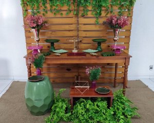 Foto de INSPIRAÇÃO VERDE COM PINK - RUSTICO - ADULTO