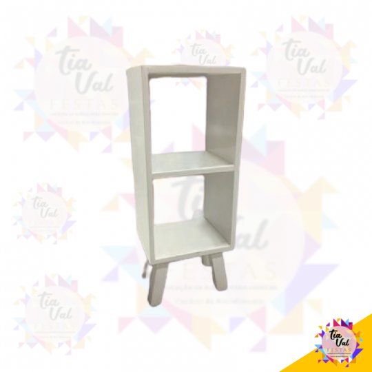 NICHO BRANCO DUPLO EM PÉ