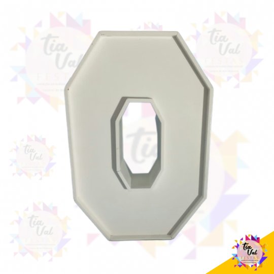 NUMERO 0 - ZERO -  BRANCO - 60 CM