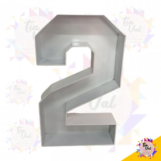 NUMERO 2 BRANCO - 80 CM
