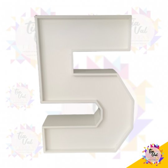 NUMERO 5 BRANCO - 60 CM