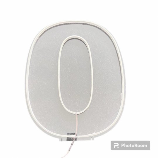 NUMERO LED LUMINOSO 0 - ZERO 50 CM - S/ PÉ