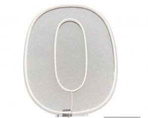Foto de NUMERO LED LUMINOSO 0 - ZERO 50 CM - S/ PÉ