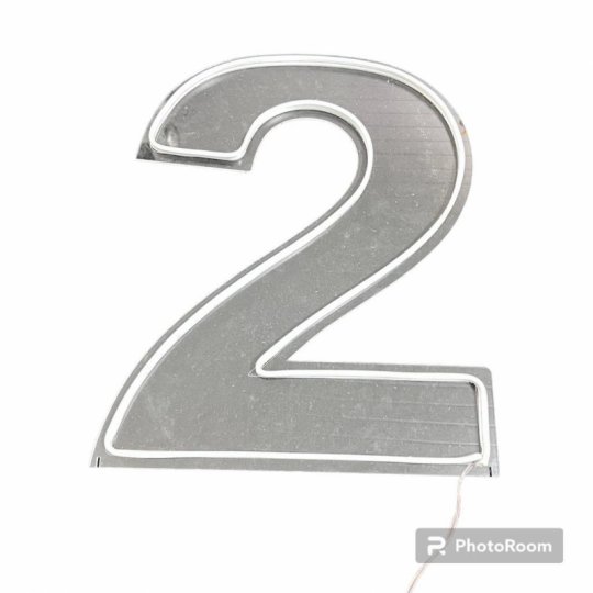 NUMERO LED LUMINOSO - 2 DOIS 50 CM - SEM PE 
