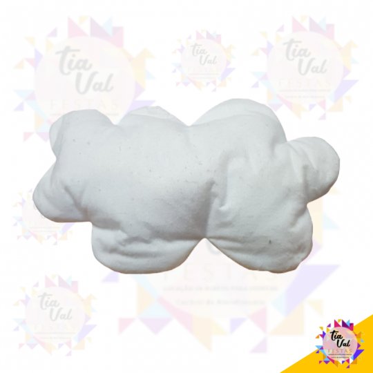 NUVEM BRANCA EM FELTRO (TODA BRANCA)