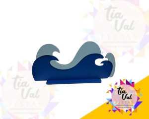 Foto de ONDA - PRAIA - ALOHA - MDF  - 30 CM X 15 CM