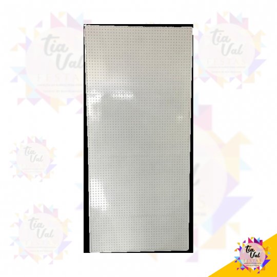 PAINEL BRANCO PEGBOARD 2,20M X 1 M - BIOMBO