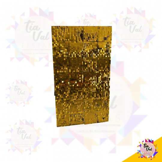 PAINEL DOURADO 1,20X 2,23M - SHINE (28 PLACAS)