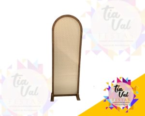 Foto de PAINEL INDIANO PEGBOARD MARROM C/ BEGE GRANDE  - BIOMBO