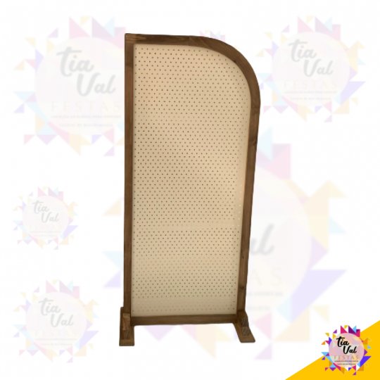 PAINEL INDIANO PEGBOARD MARROM C/ BEGE PEQUENO  - BIOMBO