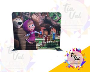 Foto de PAINEL MASHA E URSO (C/ ARMAÇÃO)