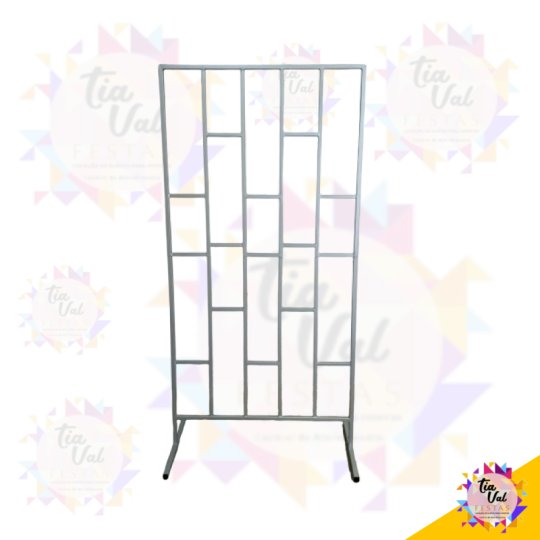 PAINEL PRATA  - 1M X 2M ALTURA - DESMONTÁVEL