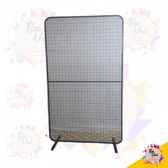 PAINEL PRETO TELADO  2M X 1,20M G ( NÃO DESMONTA) -BIOMBO