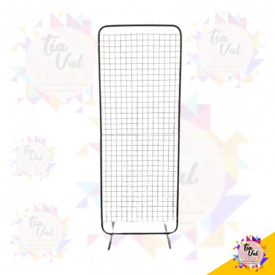 PAINEL PRETO DE TELADO RET 2M X0,75CM (MENOR) - BIOMBO