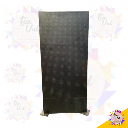 PAINEL PRETO PEGBOARD 2,20M X 1 M