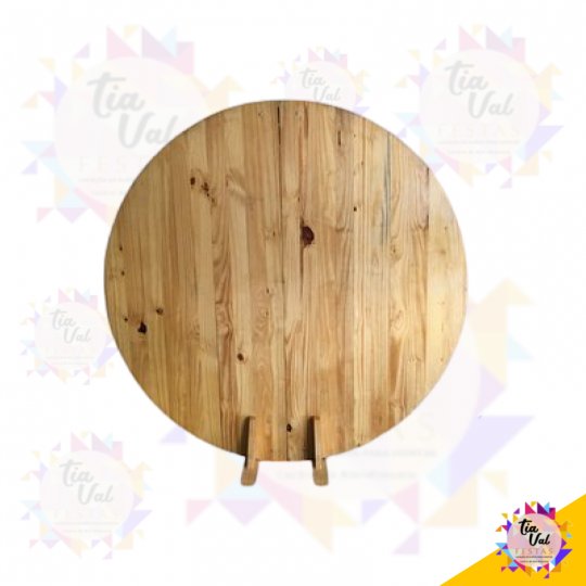 PAINEL REDONDO DE MADEIRA 2M GRANDE