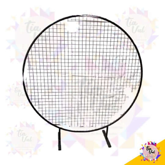 PAINEL REDONDO TELADO PRETO 1,80 CM